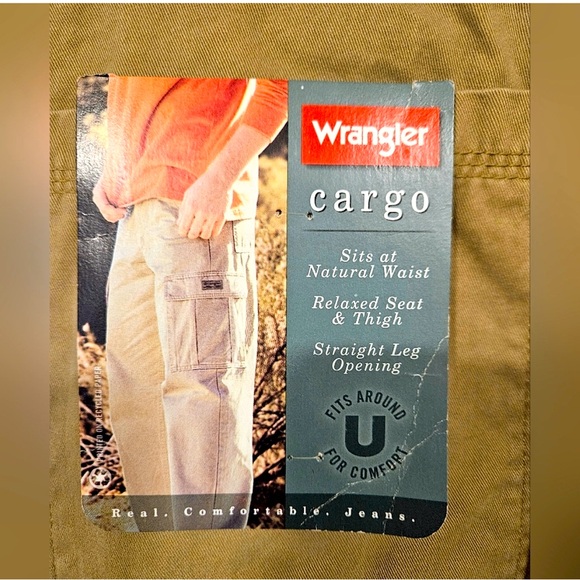 NWT Wrangler Straight-Leg Cargo Pants Men’s 34 x 34 - Picture 6 of 6